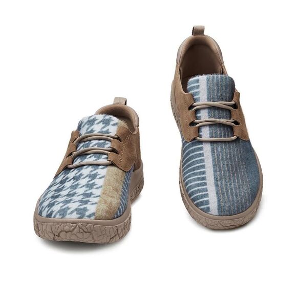 UIN Women's Walking Shoes Lace Up Casual Travel Sneaker (My Farming Black)133 - Picture 3 of 8